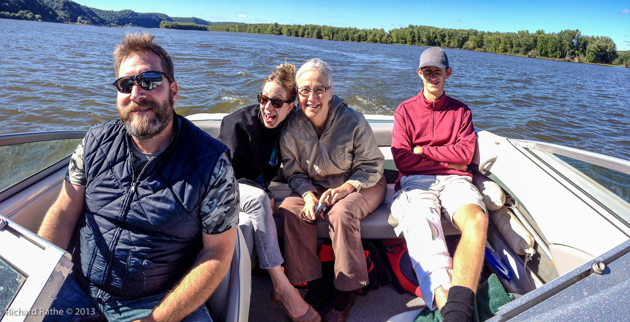 Boat Ride Panorama Portrait