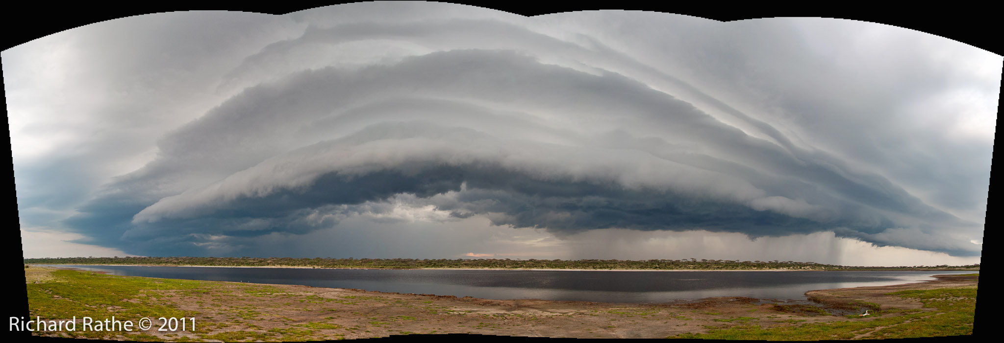 Clouds over a Lake (non HDR)