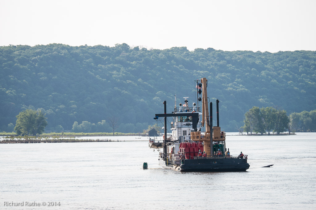 Coast Guard Runs Over a Buoy to Free Snag
